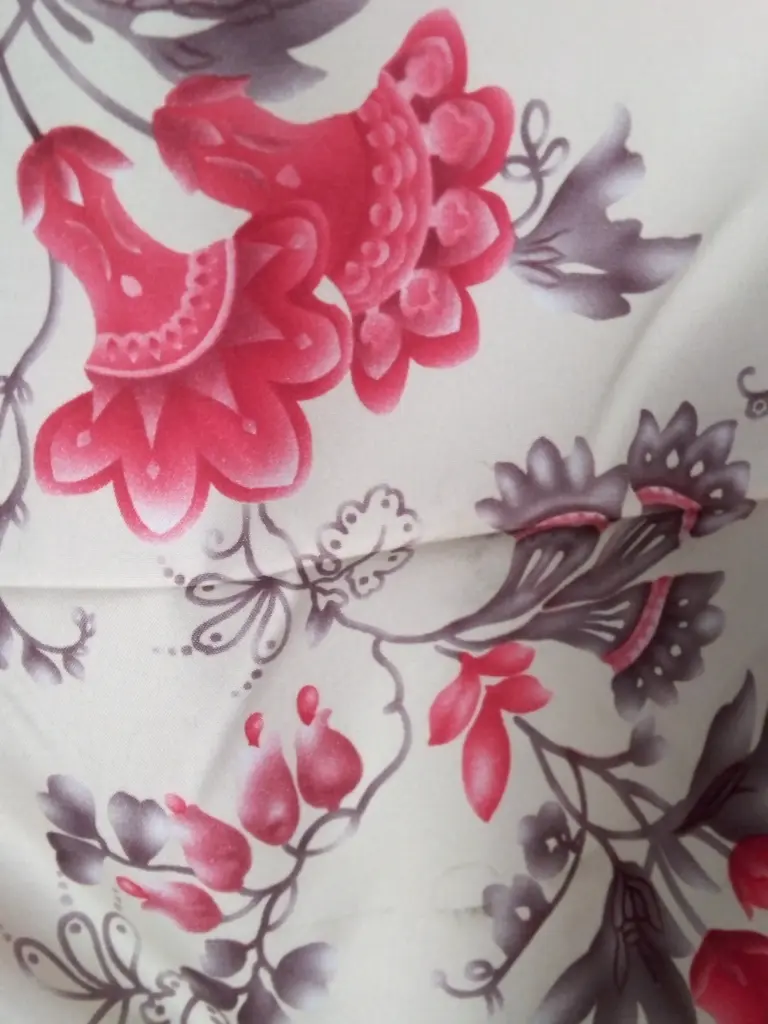 Fabric Printed Polyster Satin 58" D#8164