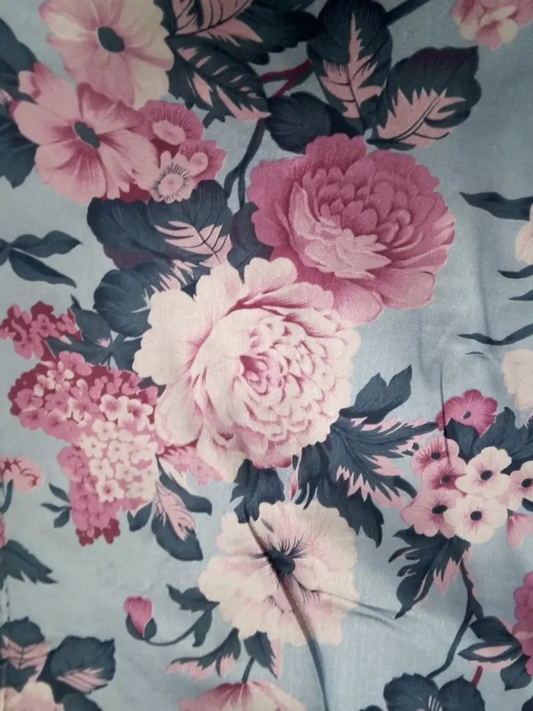 Fabric Printed Polyster Satin 58" D#0985