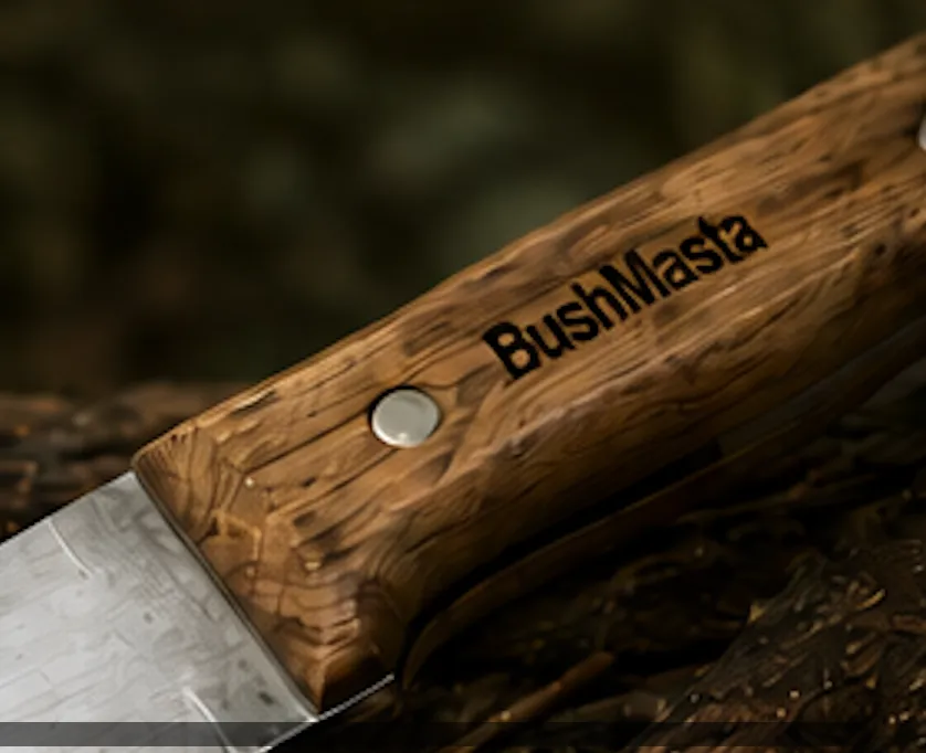 Bushmasta Bush Knife Wdn Hdl 28"