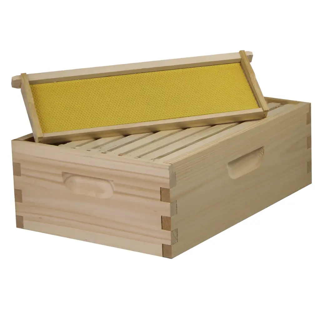 Bee Hive Wooden Medium Langstroth 48.3*44.8*15.9cm 
