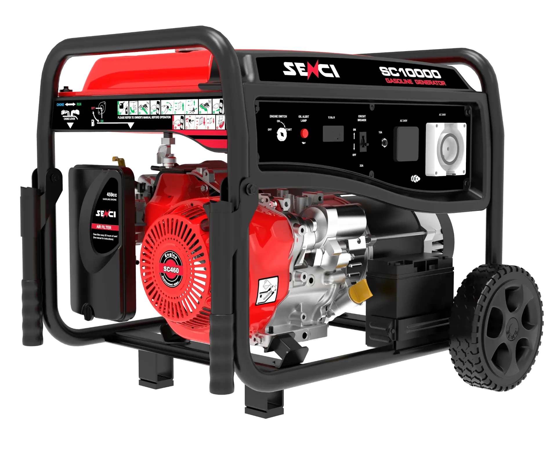 [MA0718] Genset Petrol Senci 7.5kw