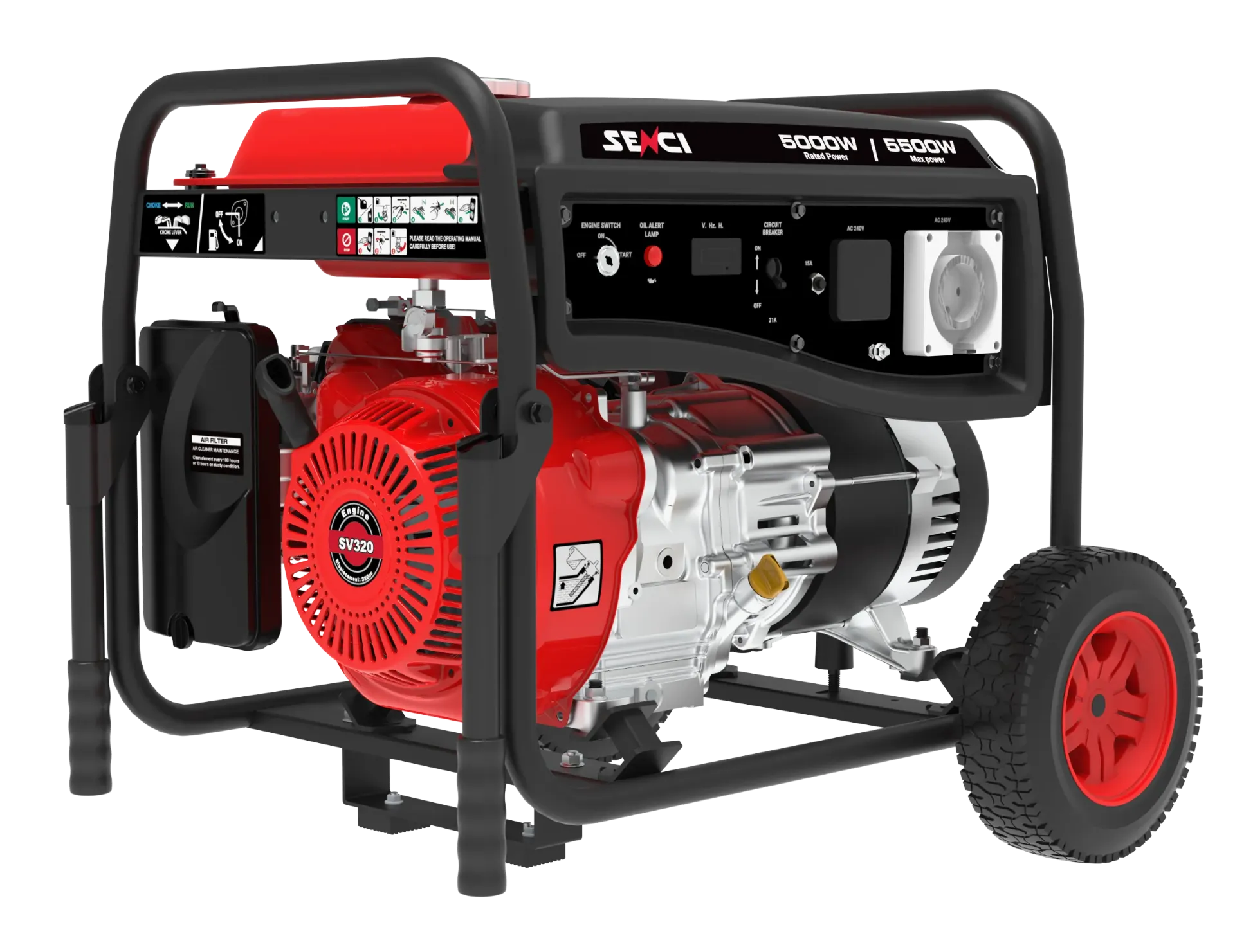 Genset Petrol Senci 5kw