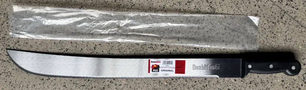 [GS1021] Bushmasta Bush Knife Poly Hdl 20"