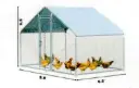 Chicken Coop Galv 2*3*2m CC-232