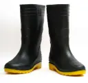[SW3118] Gumboot Hillson Welcome Blk Sz06