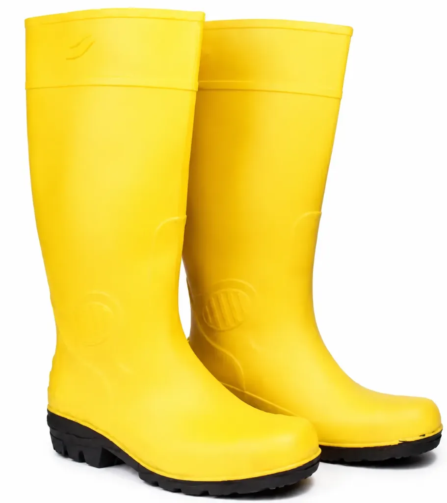 [SW3156] Gumboot Safety Hillson Dragon Yel Sz10