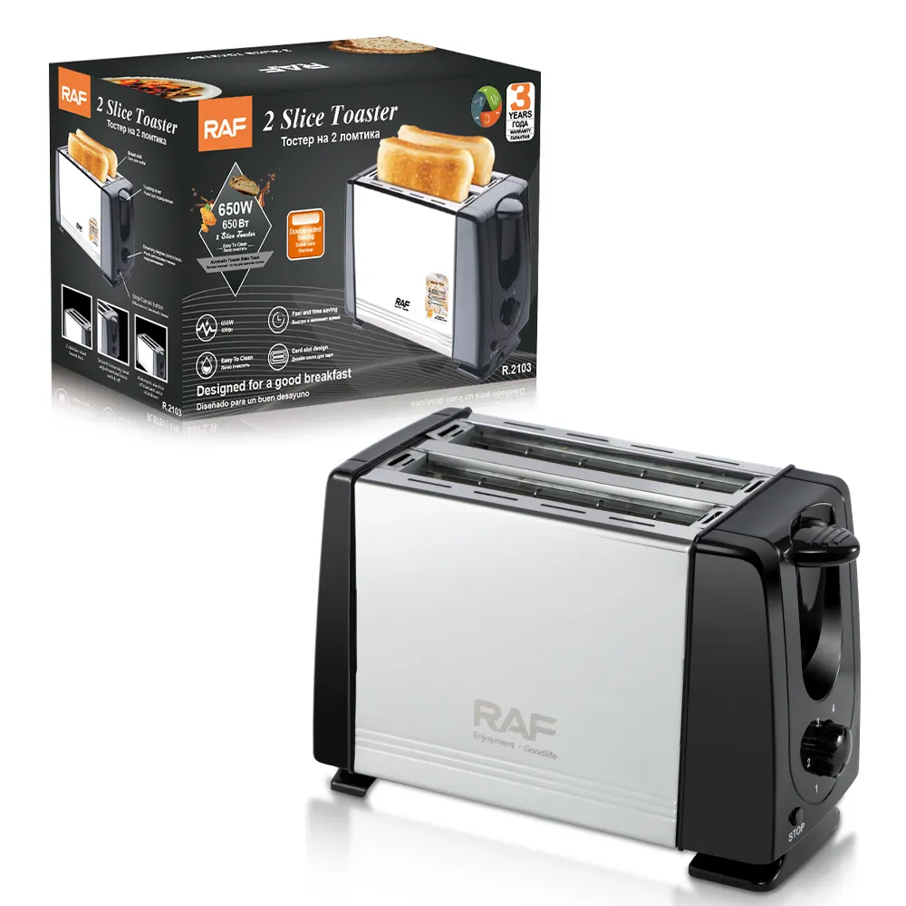 RAF Toaster 2 Slice 650W - R.2103