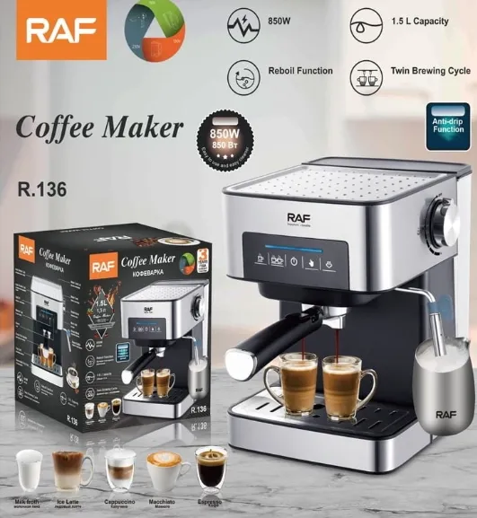 RAF Coffee Maker 850W 1.6L