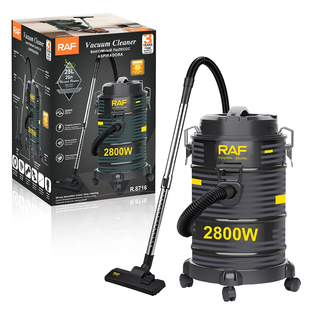 [VI8648] RAF Vacuum Cleaner 2800W 25L - R.8716