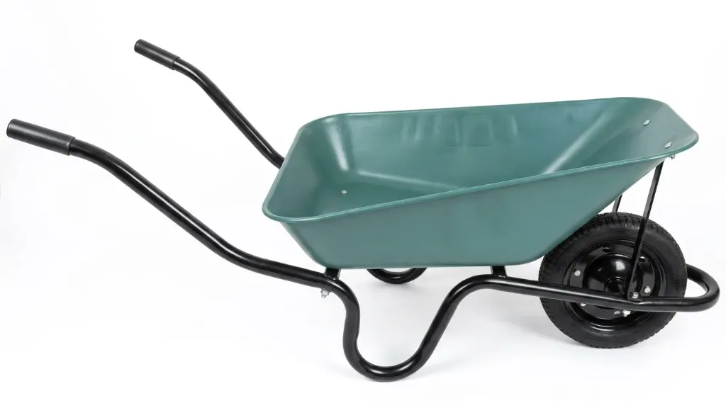 [GS0886] Wheelbarrow Steel Tray 6-cut Solid wheel