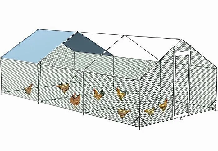 Chicken Coop Galv 6x3x2m CC-632