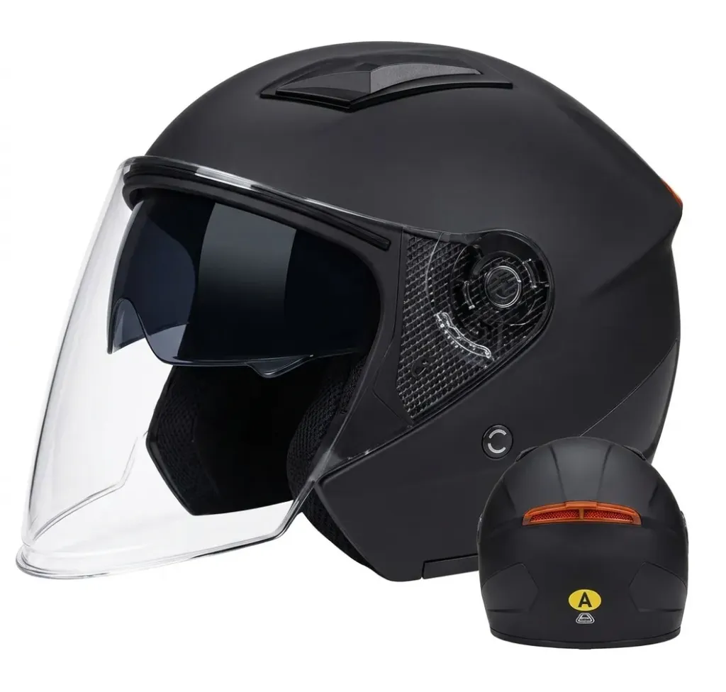 Helmet RTL, ABS+EPS Material, Average Head Size, Dual Visor Design - B4