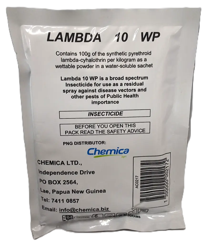 Lambda Cyhalothrin 10Wp 62.5G