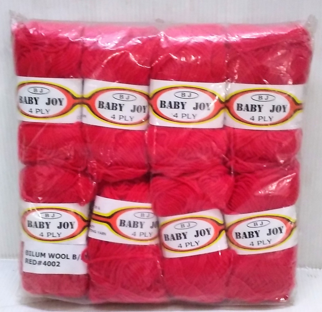 [FC1082] Wool Bilum Red 4002