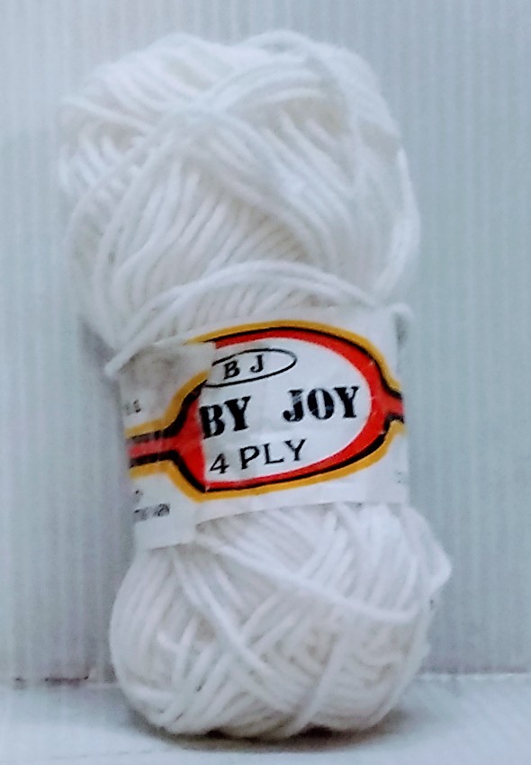 Wool Bilum B/Jy White # 4049