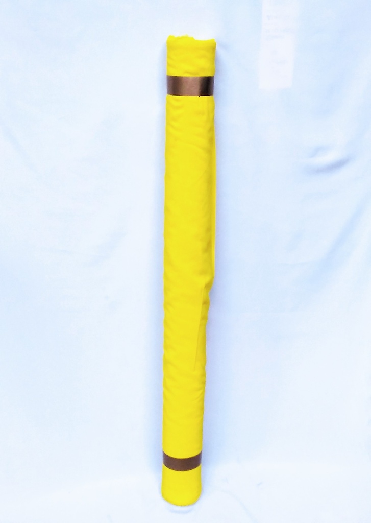 Fabric Plain Peach Skin 44" Yellow 557