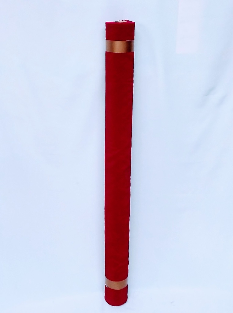 Fabric Plain Peach Skin 44" Burgundy 1073