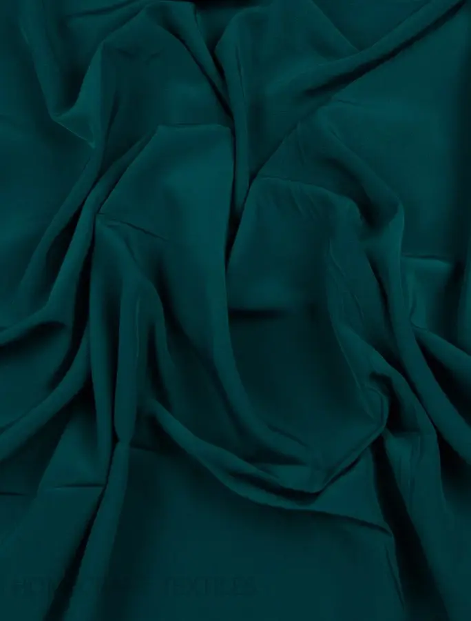 Fabric Plain Peach Skin 44" Green 140