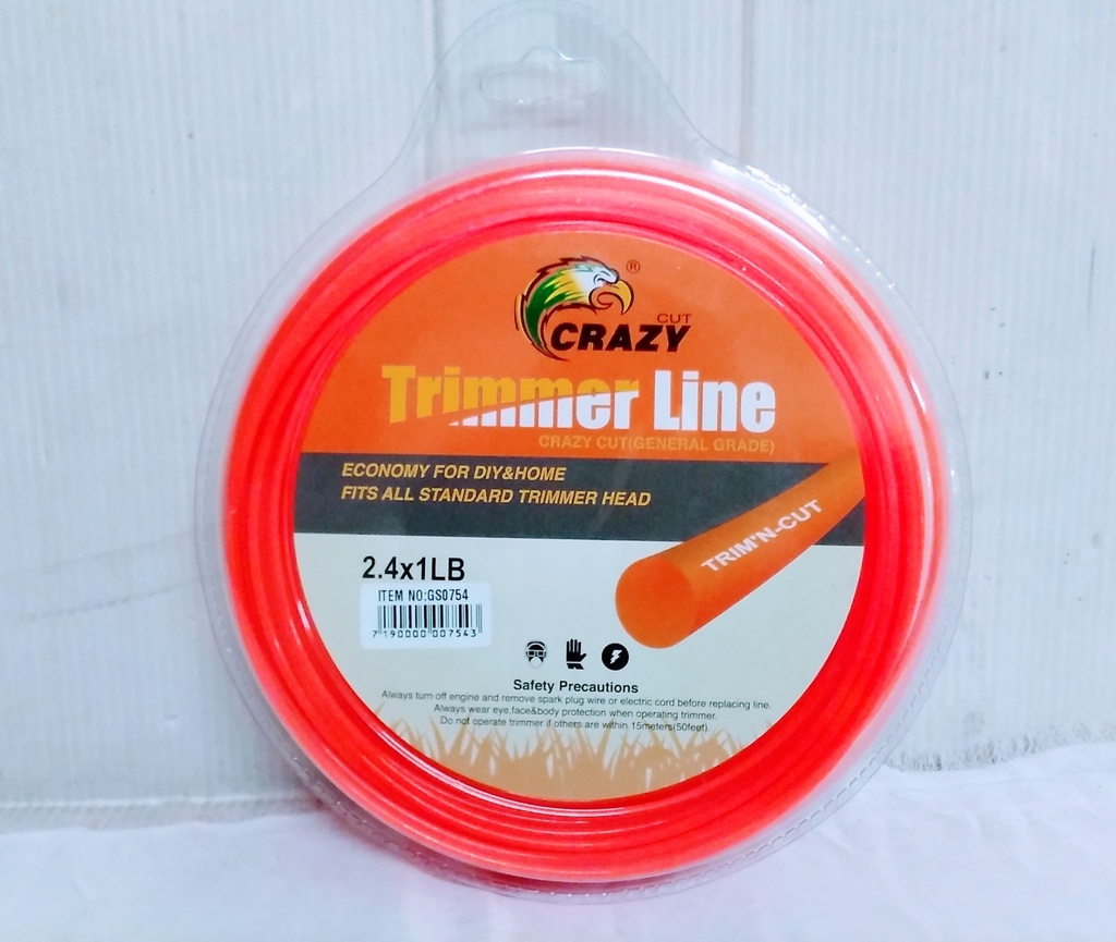 Trimmer Line Crazy Cut 2.4mmx87m 1lb