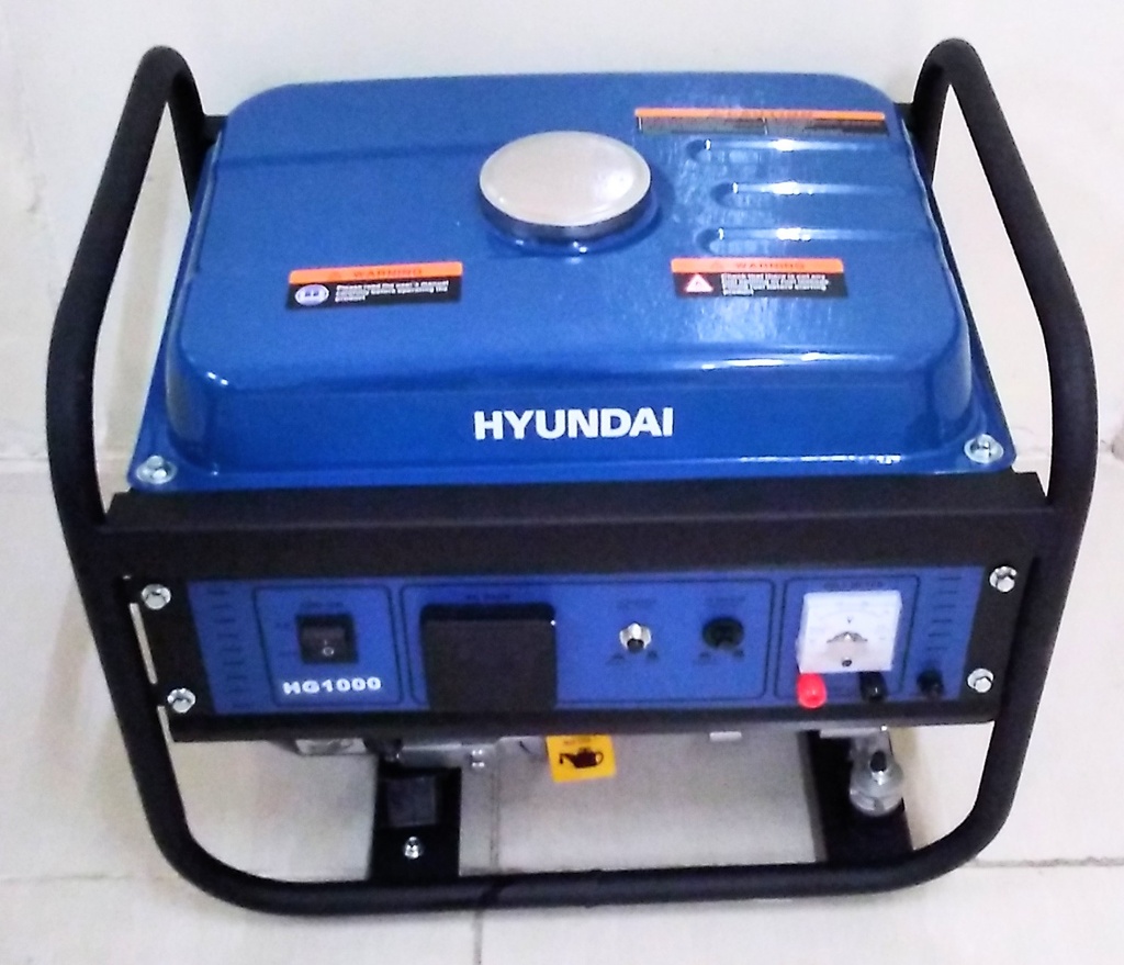 [MA0521] Genset Petrol Hyundai 1.0kw Hg1000