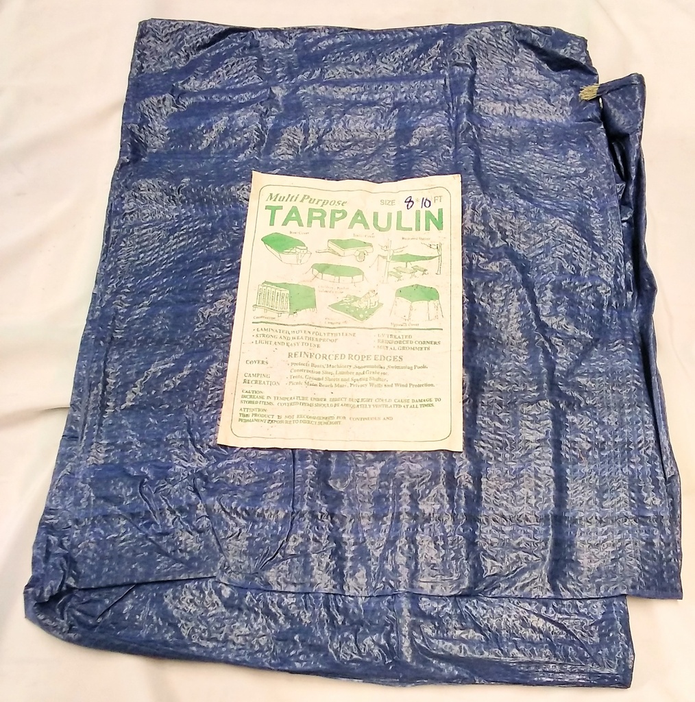 Tarpaulin Blue 8'X10' 110g