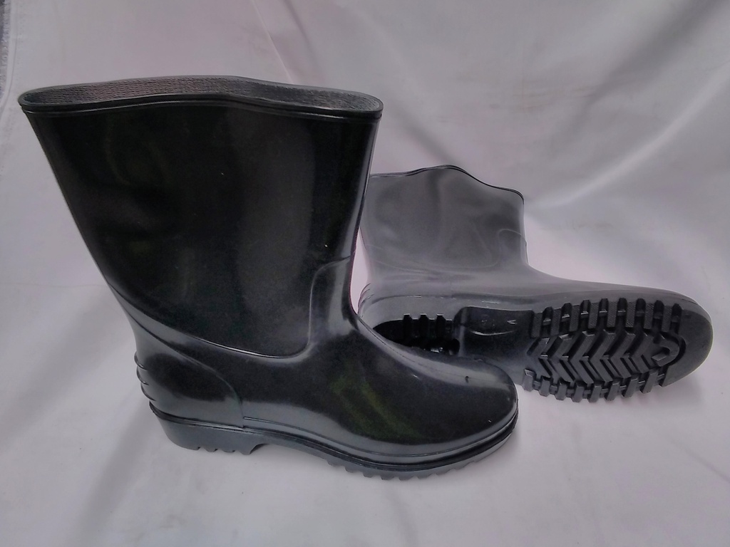 [SW0135] Gumboot Safety Blk Sz10