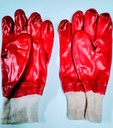 Gloves Chemical Pvc-Red 26cm