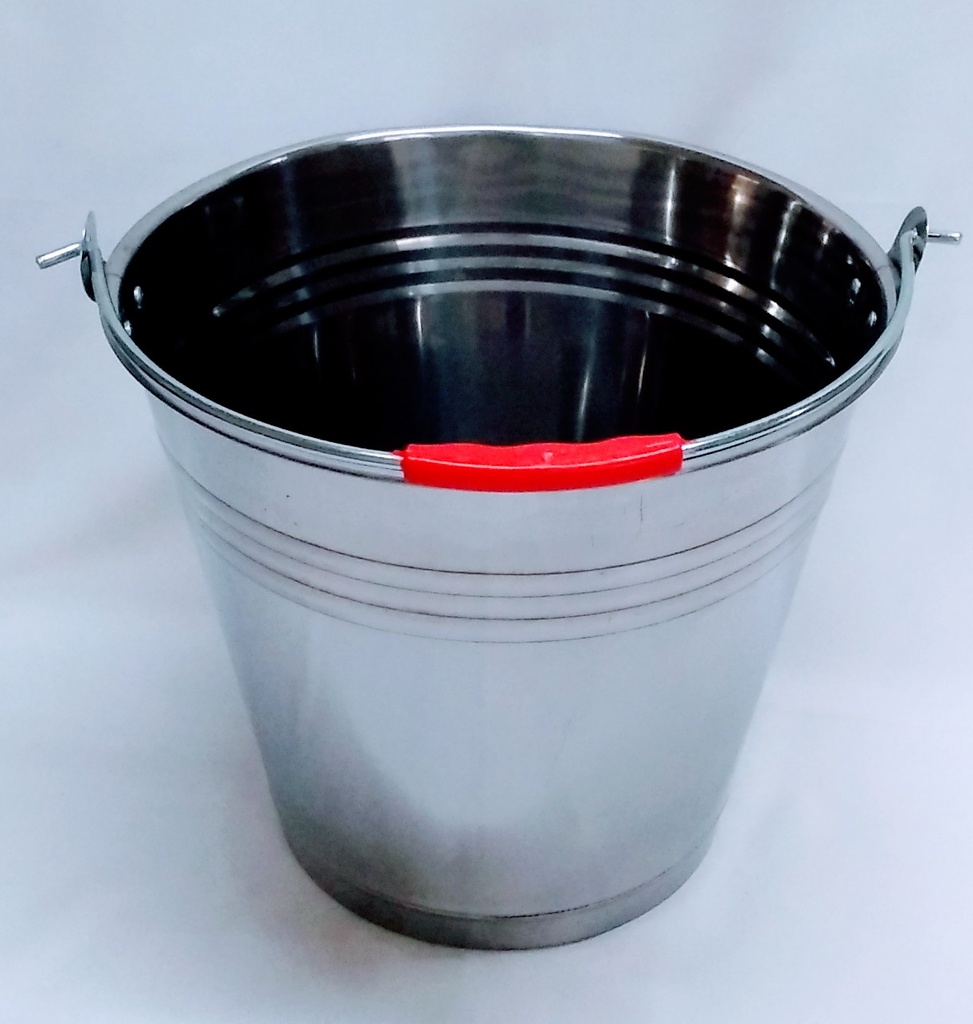[VI5002] Bucket Stainless Steel 32cm(12L)