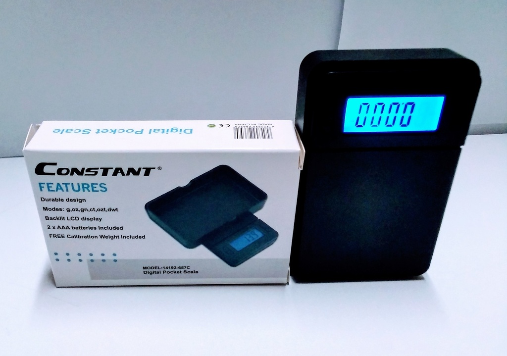 Scale Gold Digital 200g Batt.657C Const