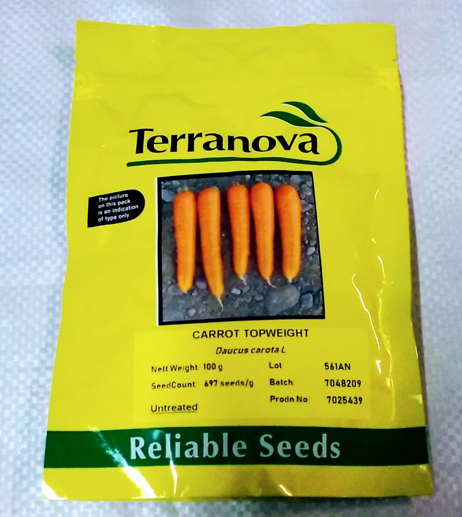 Seed Terranova Carrot Topweight 100g 