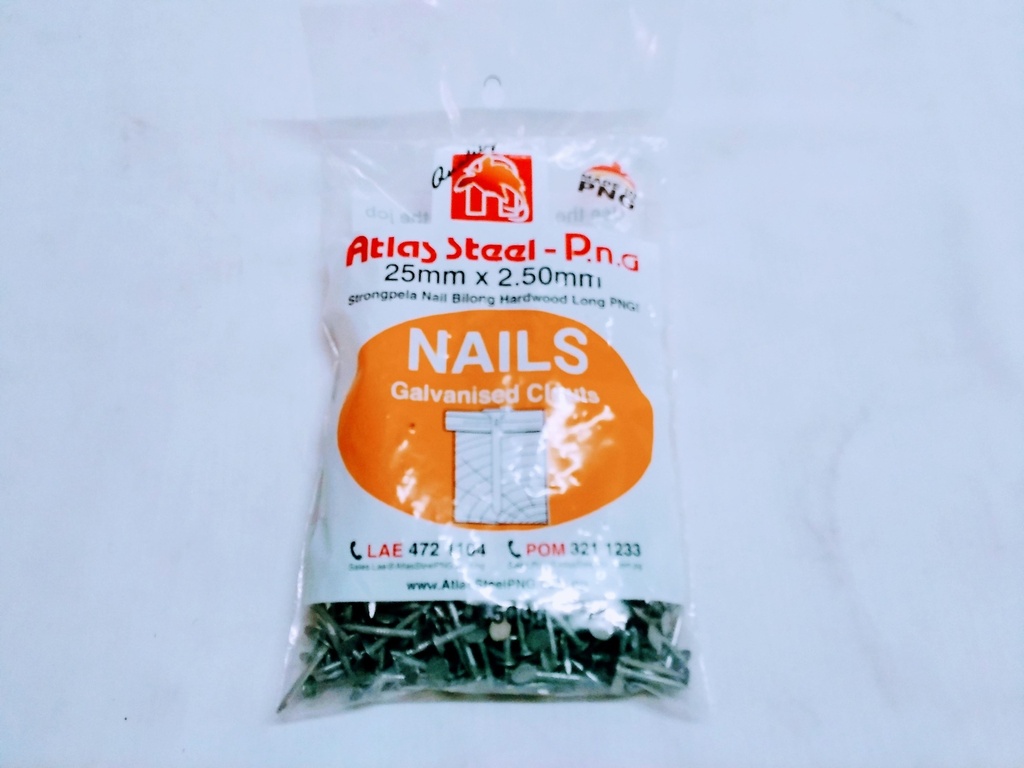 Nail Galv.Clout 25x2.5mmx500G
