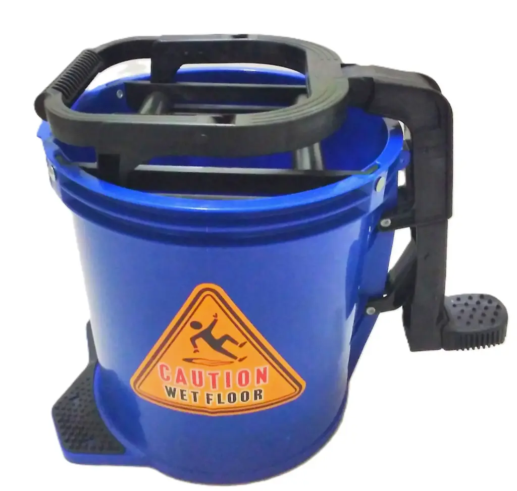 Mop Bucket W/Pedal 16L Blue MC03001