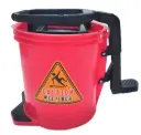 Mop Bucket W/Pedal 16L Red MC03001