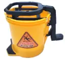 Mop Bucket W/Pedal 16L Yellow MC03001