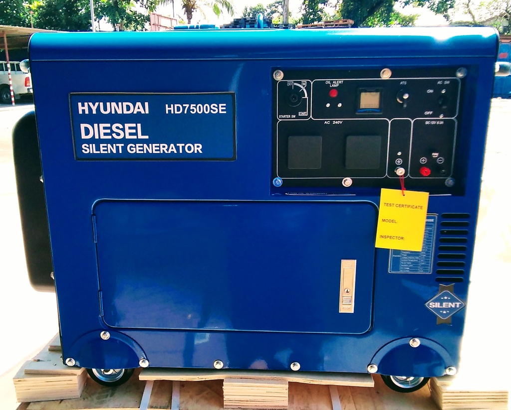 Hyundai Genset Diesel 5.5kw Silent HD7500SE