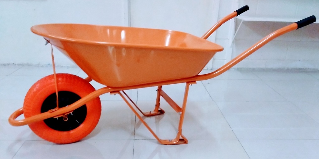 Wheel Barrow Stl Tray 6cu Tubeless Tyre